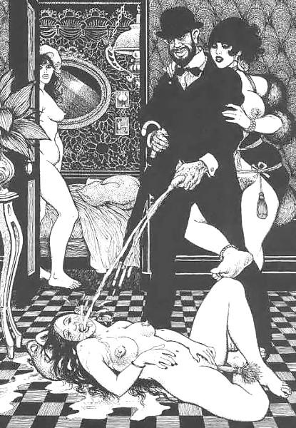 25P Vintage Erotic Drawings 11