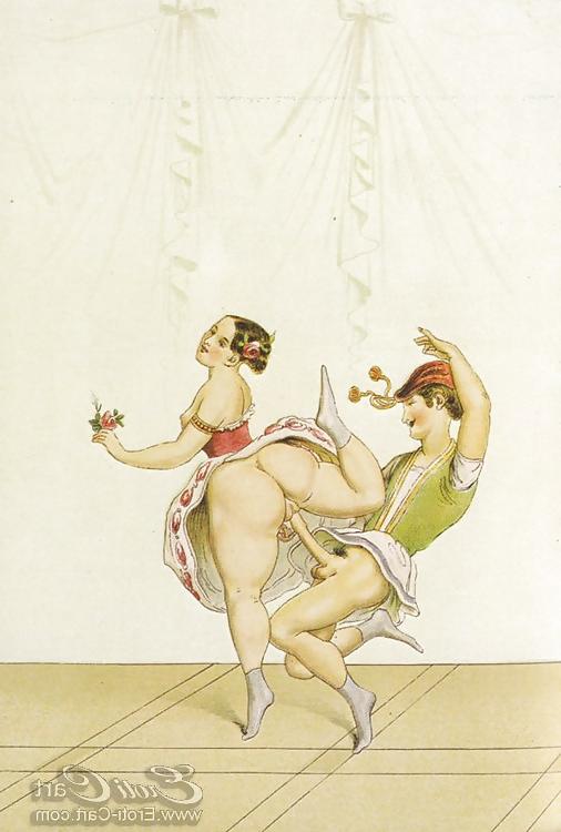 25P Vintage Erotic Drawings 11
