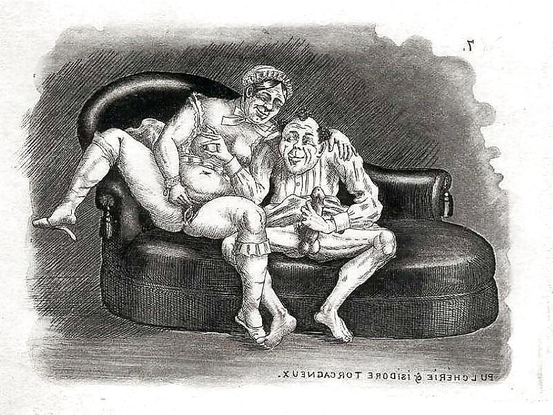 25P Vintage Erotic Drawings 11