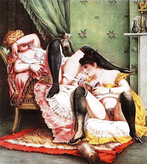25P Vintage Erotic Drawings 6