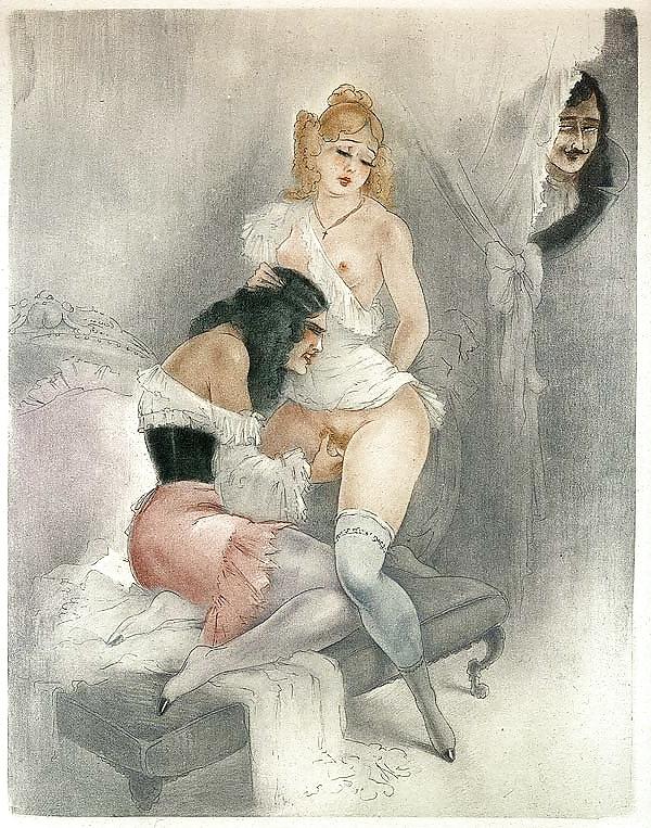 25P Vintage Erotic Drawings 6