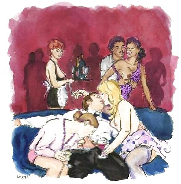 25P Vintage Erotic Drawings 6