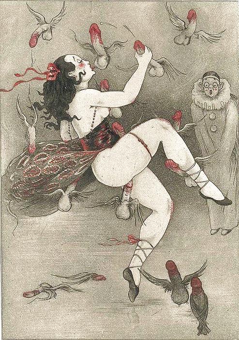 25P Vintage Erotic Drawings 6