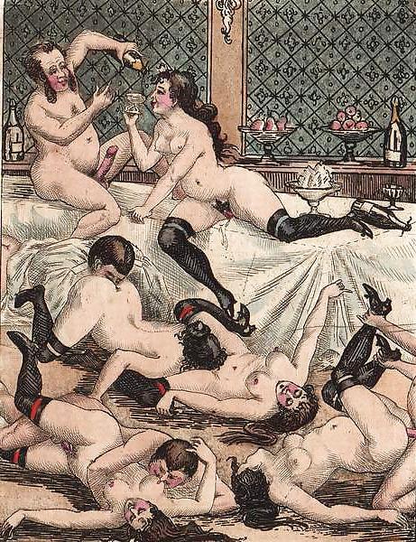 25P Vintage Erotic Drawings 6