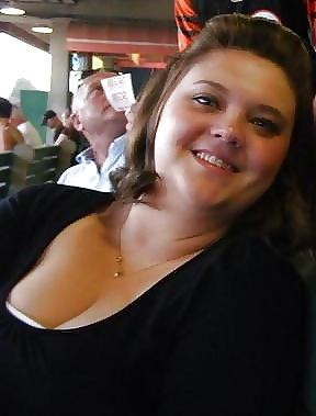 4P Who would fuck this chubby cutie with nice big boobs