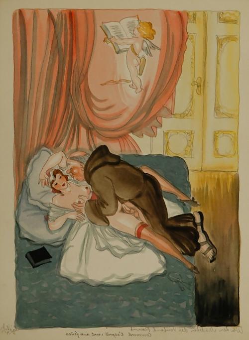 25P Vintage Erotic Drawings 20