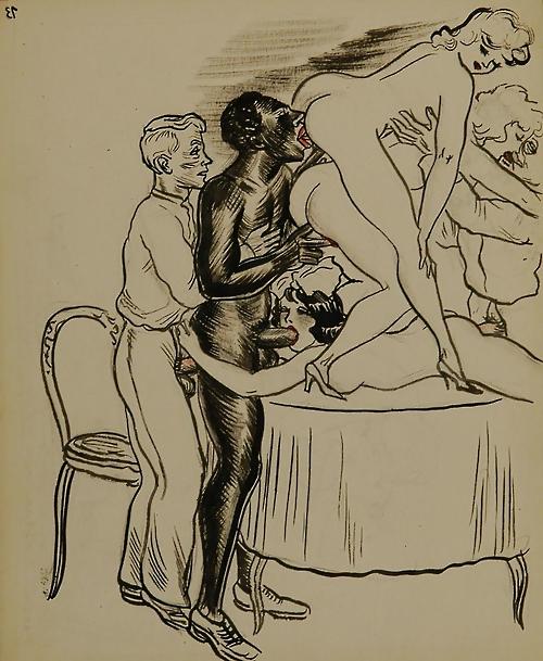 25P Vintage Erotic Drawings 20