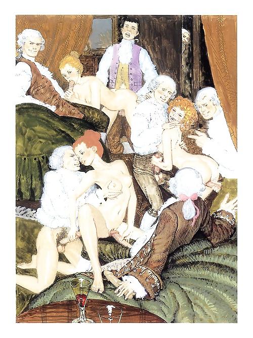 25P Vintage Erotic Drawings 20