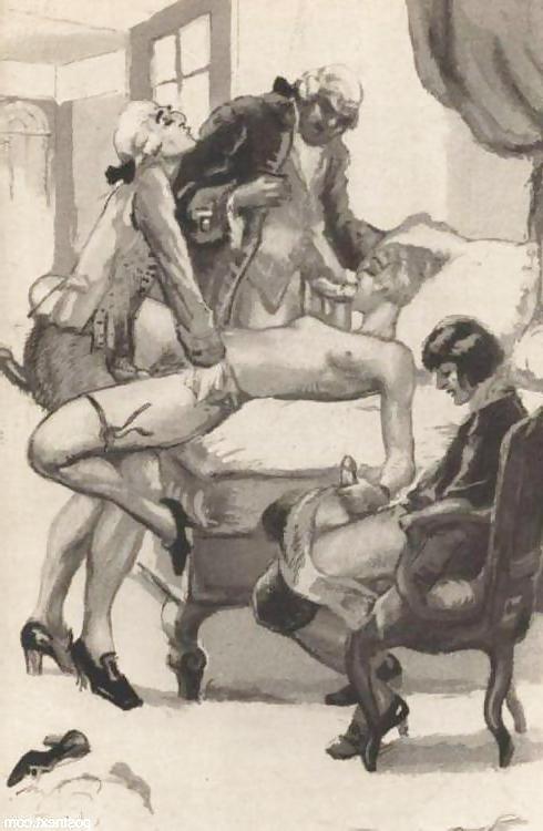 25P Vintage Erotic Drawings 20