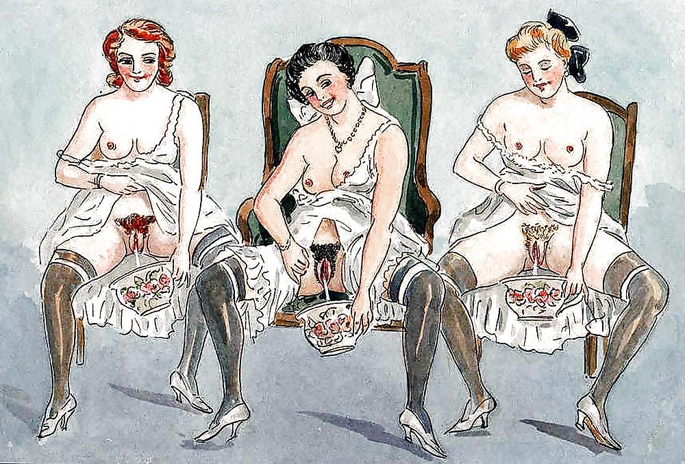 25P Vintage Erotic Drawings 20