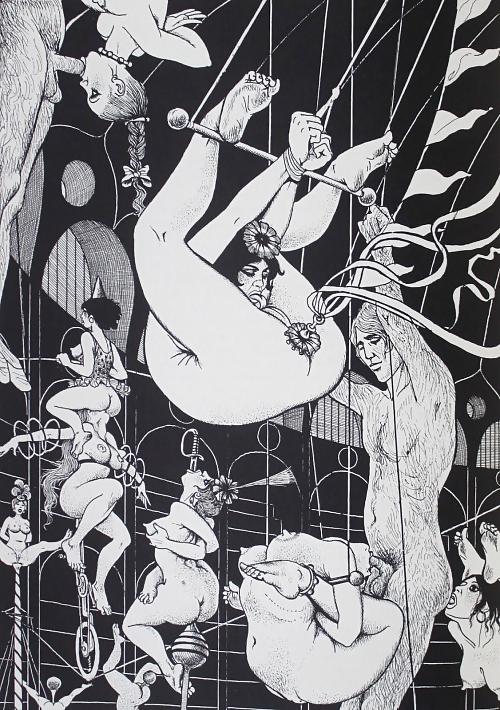 25P Vintage Erotic Drawings 20