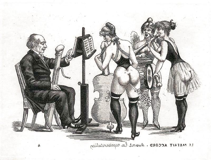 19P Vintage Erotic Sketch Collection