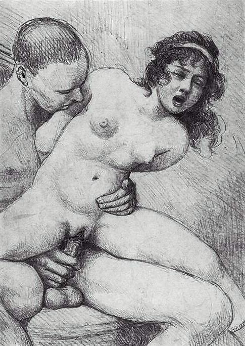 19P Vintage Erotic Sketch Collection