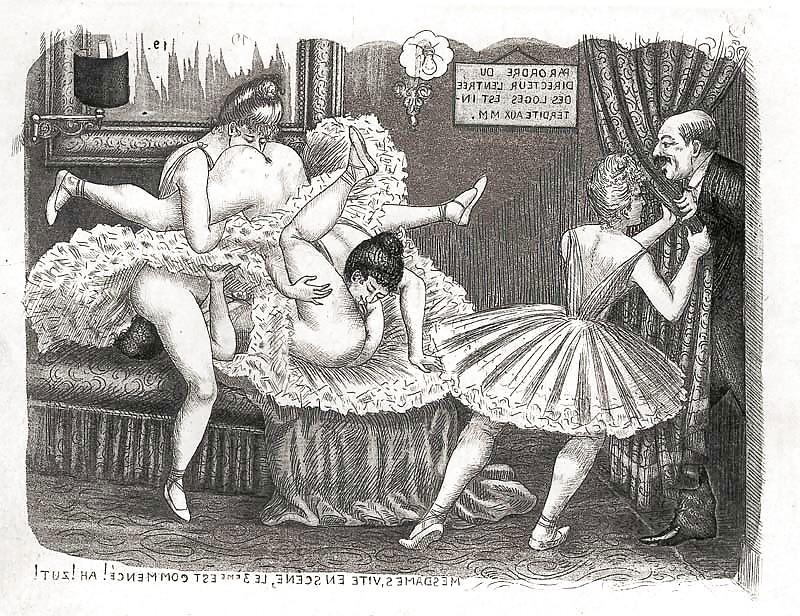 19P Vintage Erotic Sketch Collection