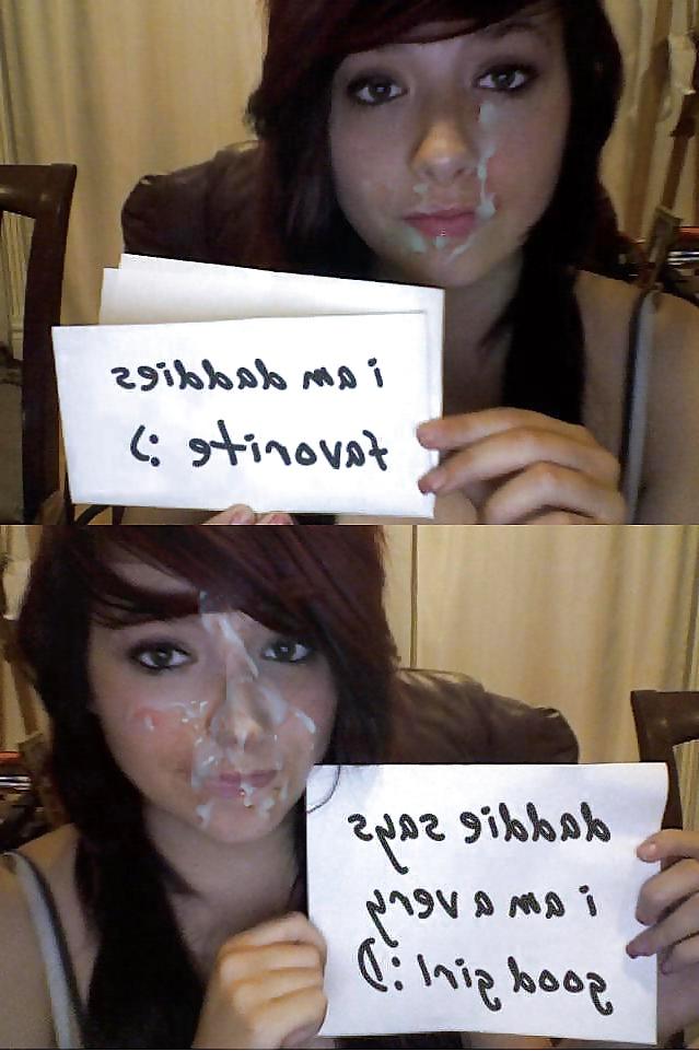 25P CUM ON HER FACE