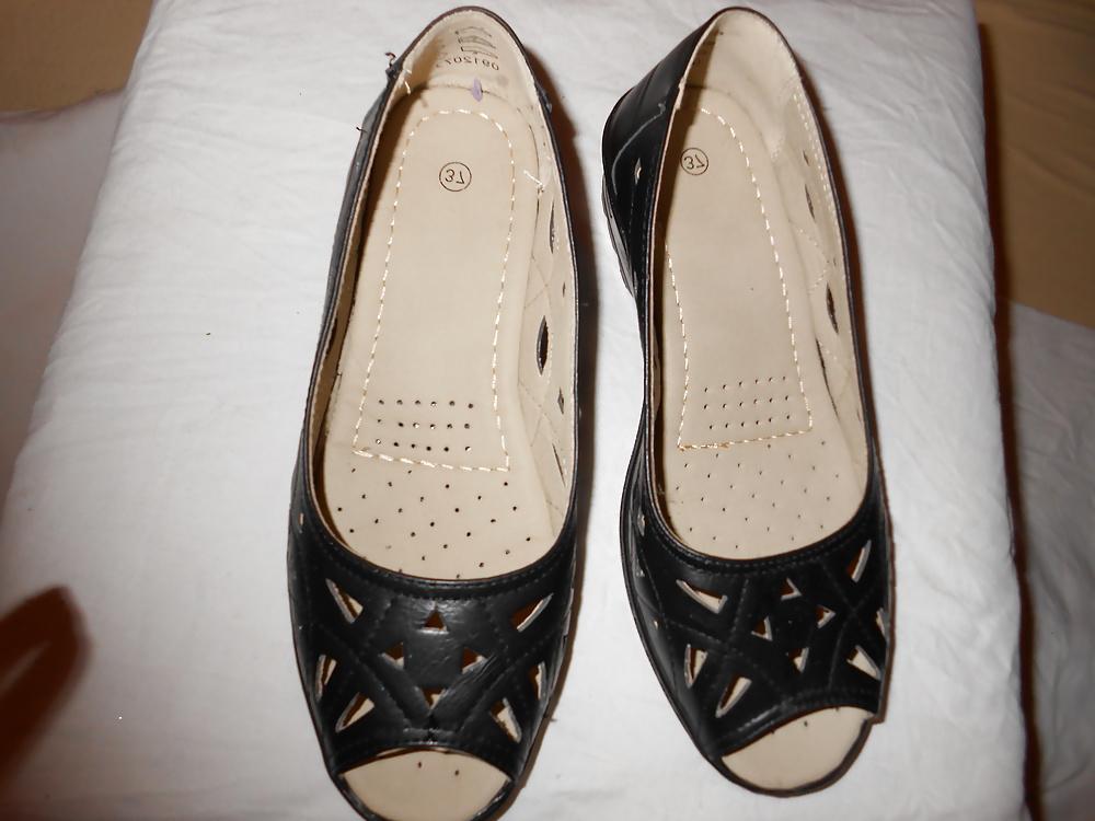23P Black leather ankle boots from the kaufland