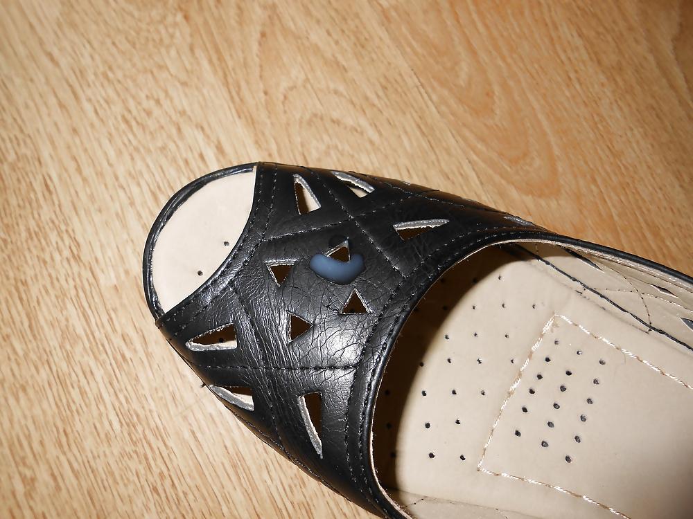 23P Black leather ankle boots from the kaufland