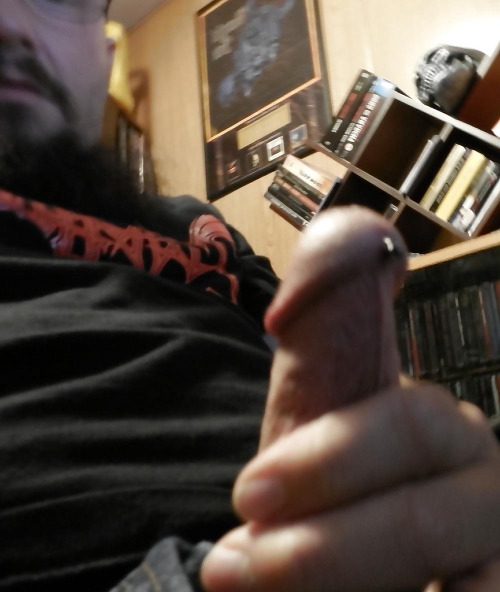 16P My Hard, Pierced Cock