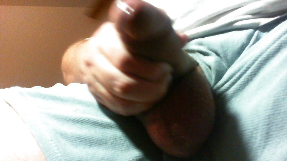 14P Just stroking some cock