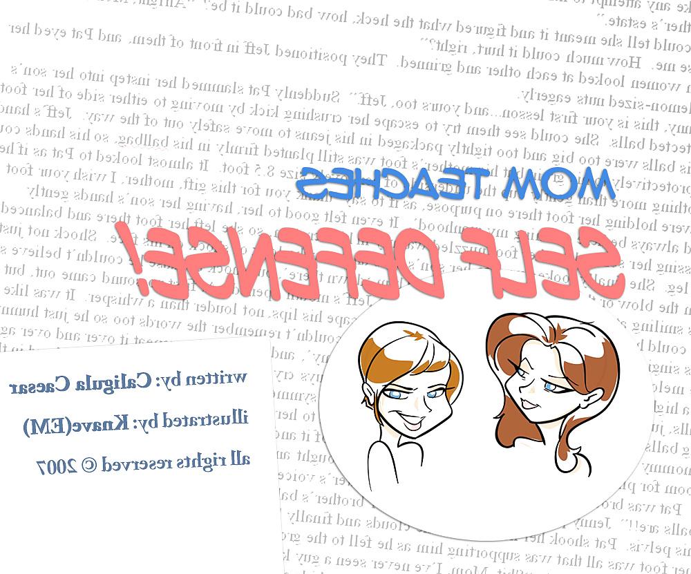 25P Mom Teaches Self-Defense (Ballbusting)