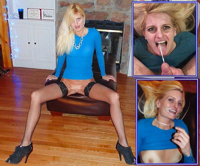 13P Mature wife slut mom blonde skinny cumslut