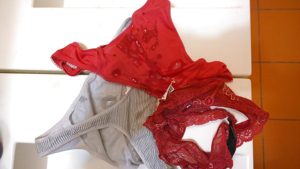 13P Masturbating on my beloved wife's wear pants