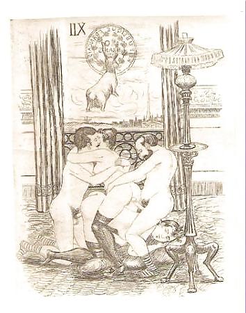 25P Vintage Erotic Drawings 23