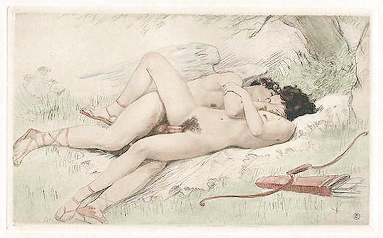 25P Vintage Erotic Drawings 23