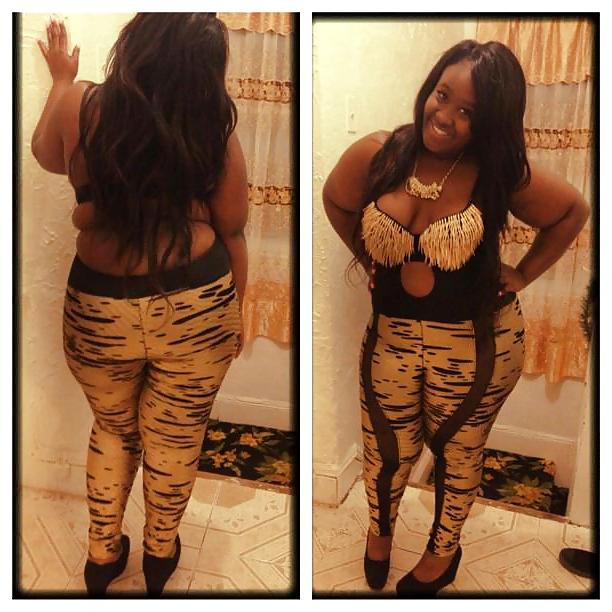 25P Bonnie with a booty thick black ass NN would you take her?