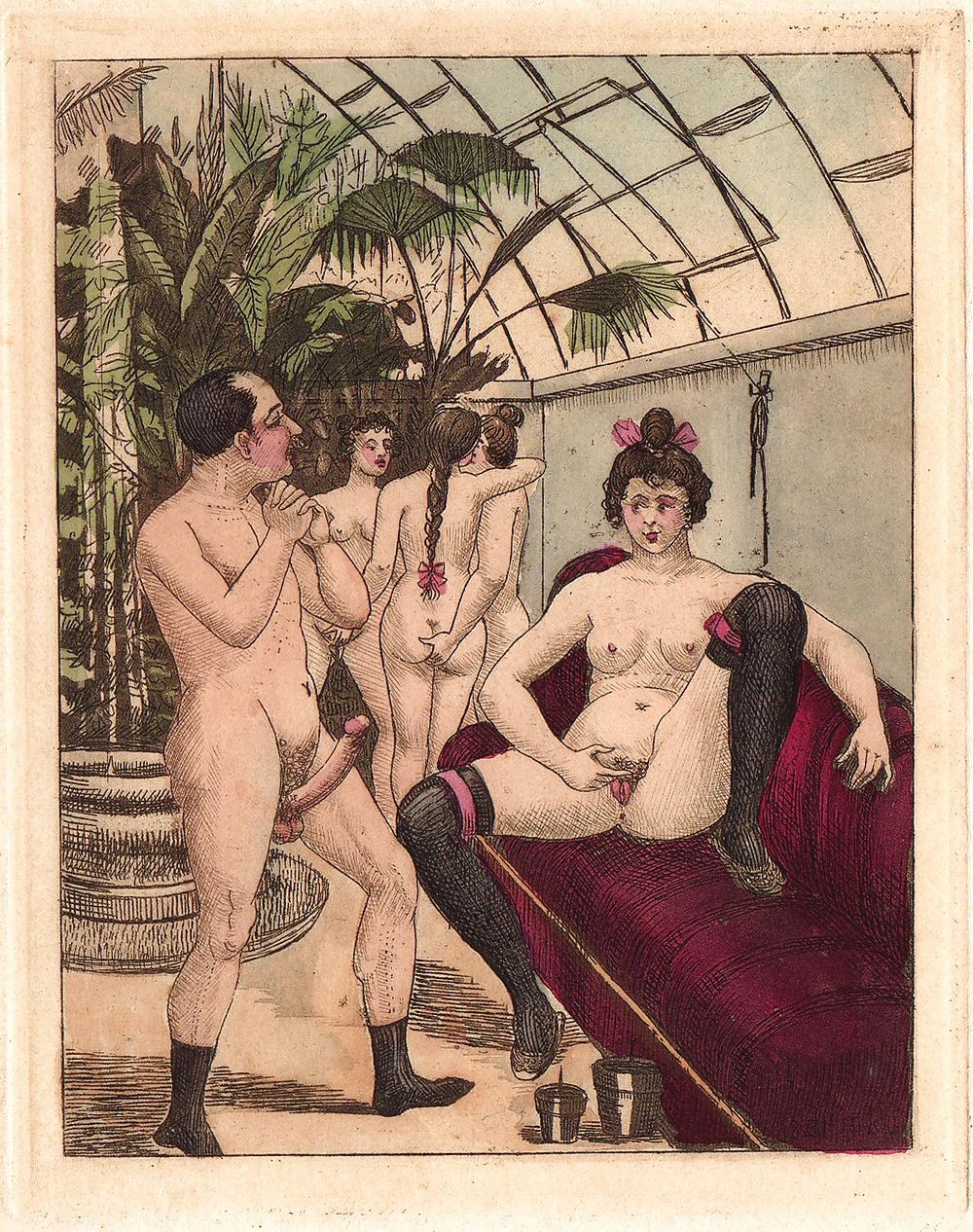 25P Vintage Erotic Drawings 21