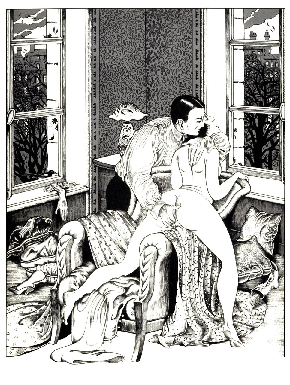 25P Vintage Erotic Drawings 21