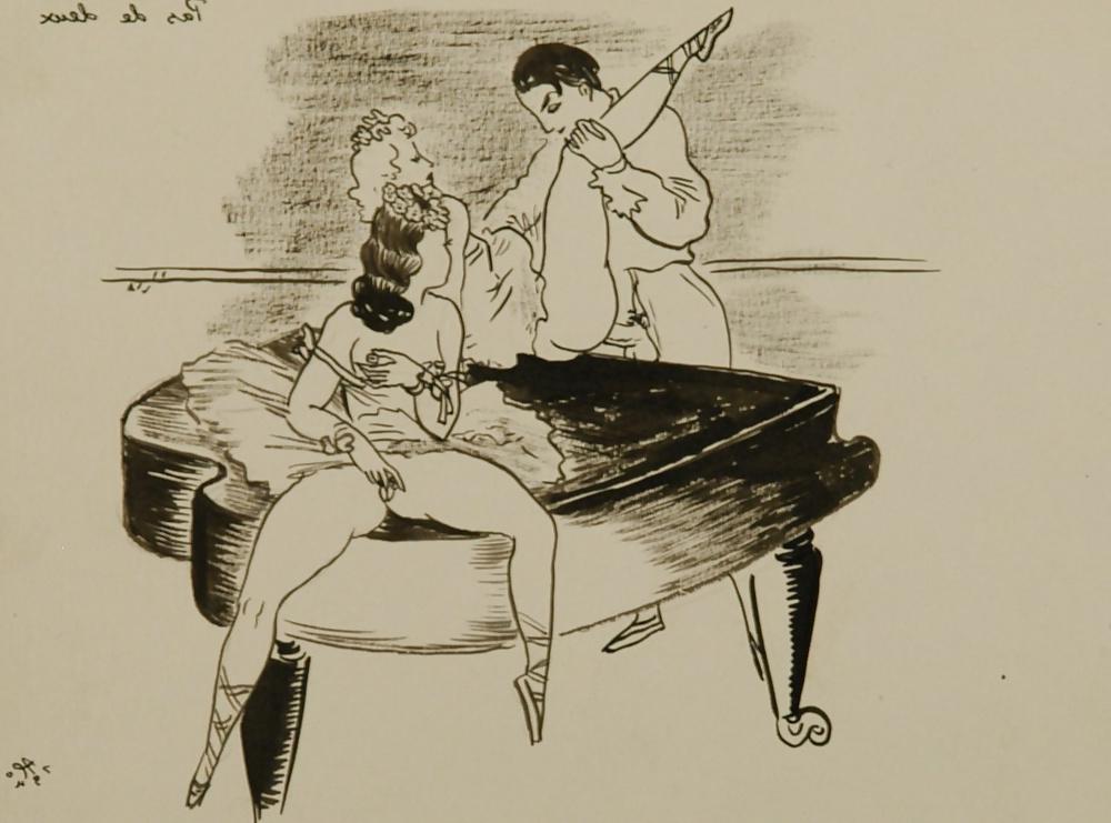 25P Vintage Erotic Drawings 21