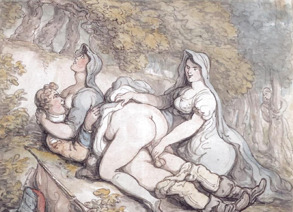 25P Vintage Erotic Drawings 21