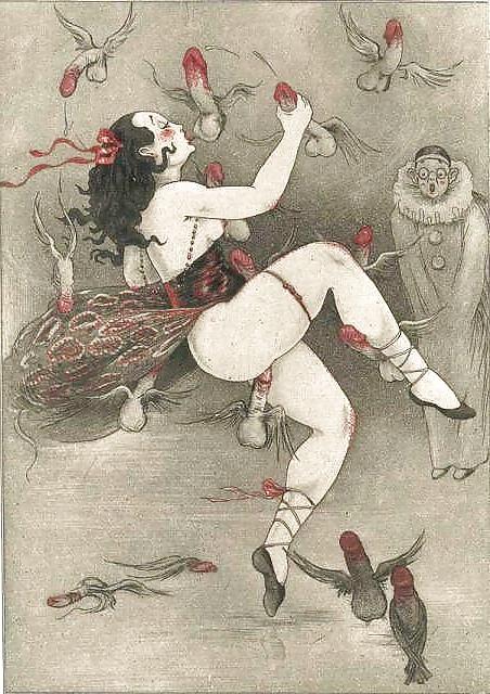 25P Vintage Erotic Drawings 21