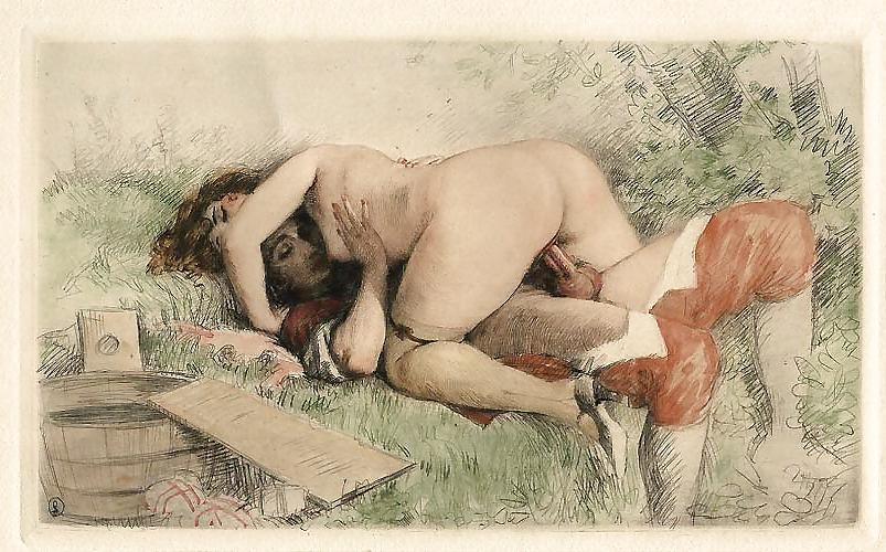 25P Vintage Erotic Drawings 21