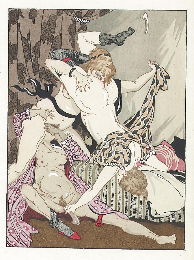 25P Vintage Erotic Drawings 21