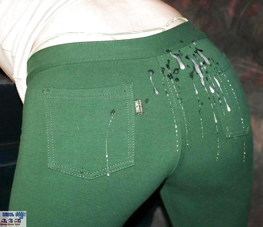 25P Cum on clothes