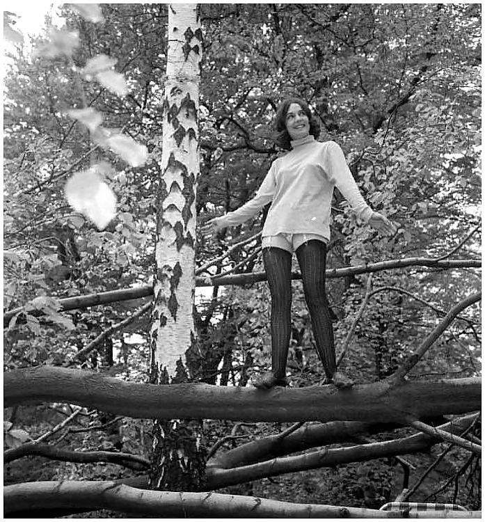 25P English ladies display legs 1960s