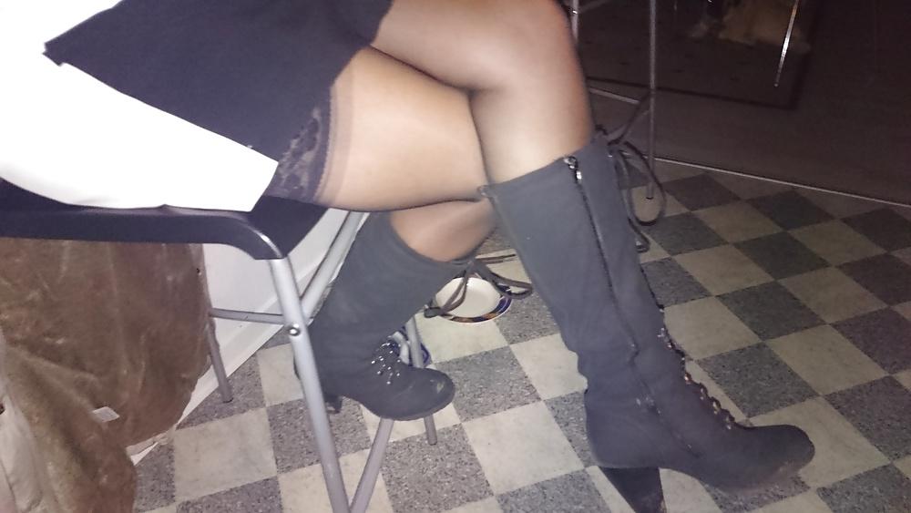 25P Stockings upskirt