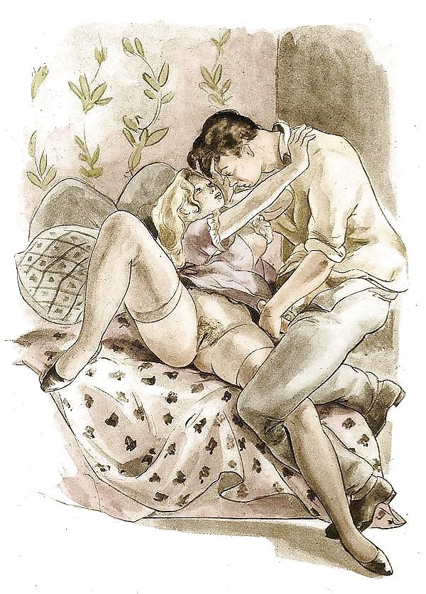 25P Vintage Erotic Drawings 19