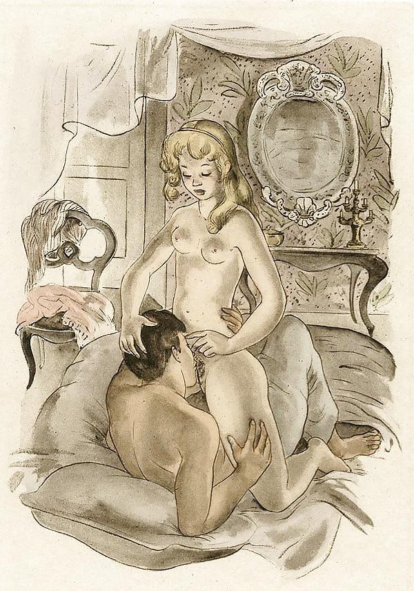 25P Vintage Erotic Drawings 19