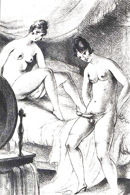 25P Vintage Erotic Drawings 19