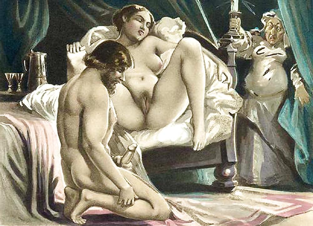 25P Vintage Erotic Drawings 19