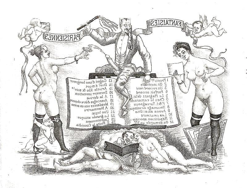 25P Vintage Erotic Drawings 19