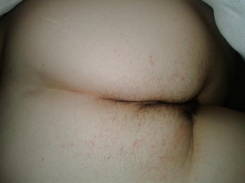13P Voyeur Pics Of My Wifes Big Ass In Bed