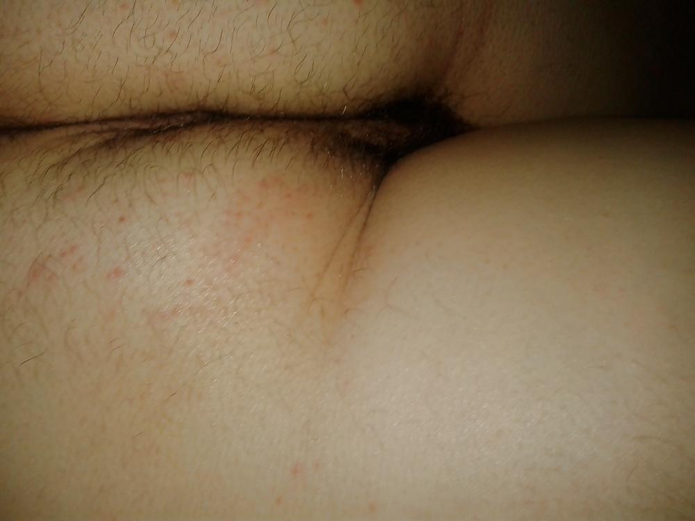 13P Voyeur Pics Of My Wifes Big Ass In Bed