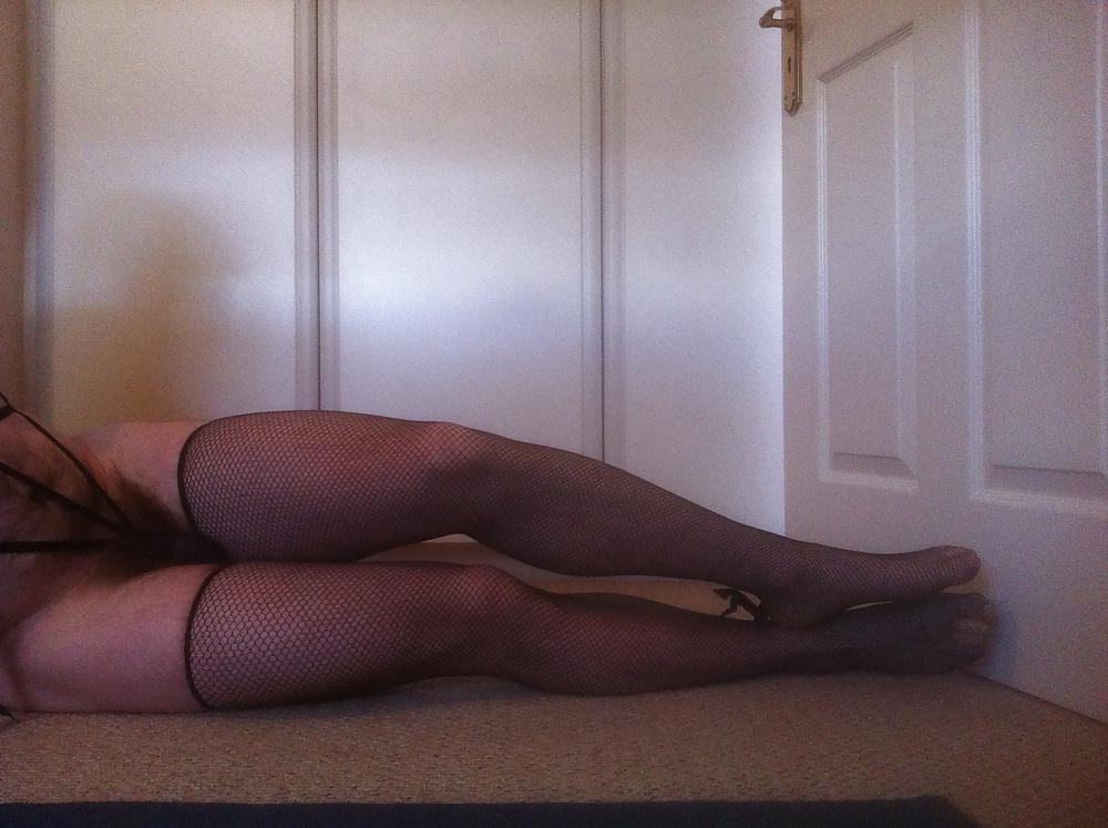 13P Sexy black lingerie and stockings