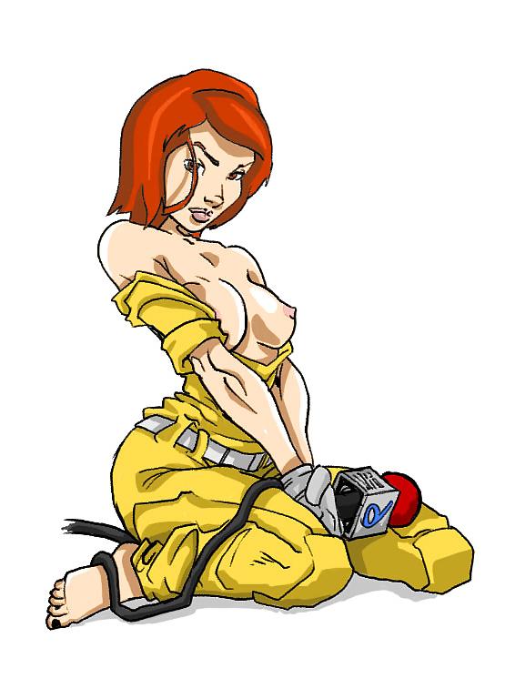 25P April O'Neil a slut for Mutant Ninja Turtles
