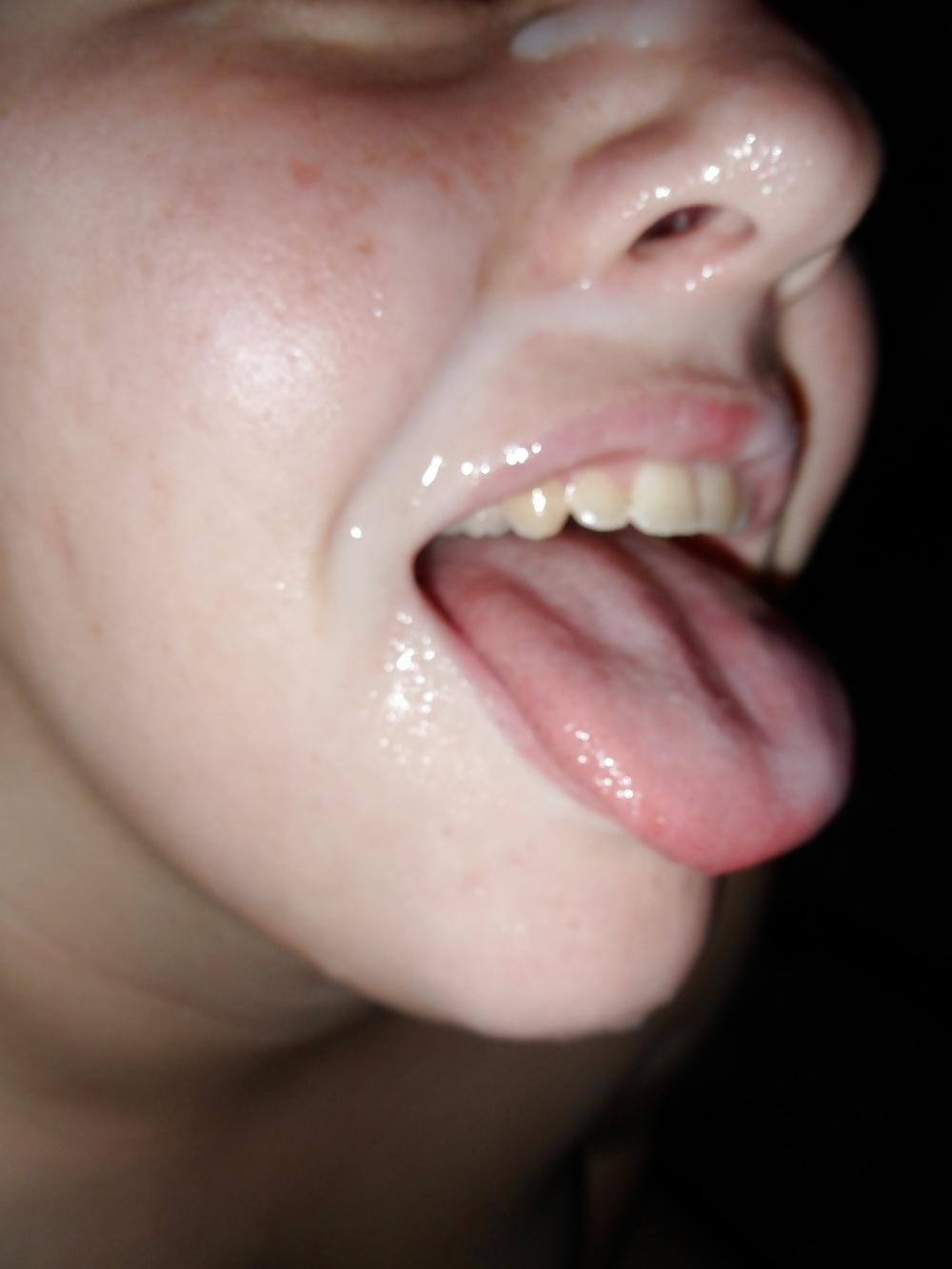 19P CUM OF HER TITS FACE AND PUSSY
