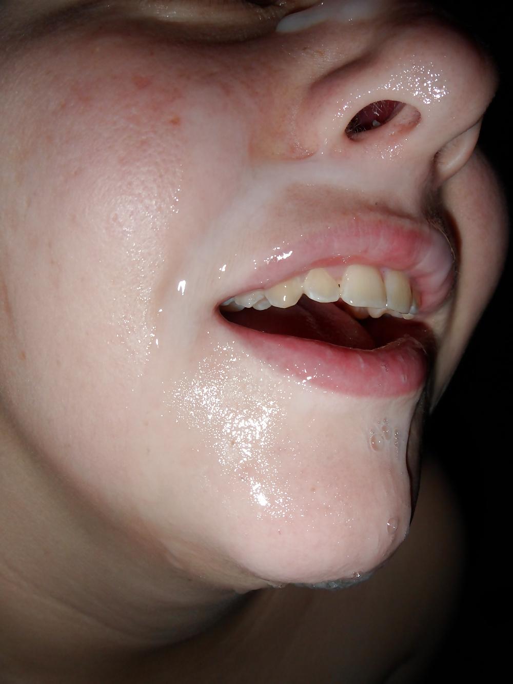 19P CUM OF HER TITS FACE AND PUSSY